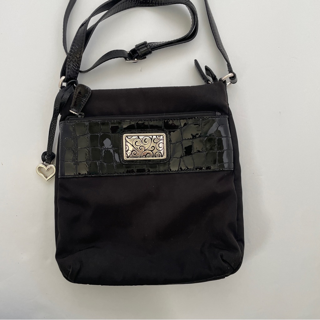 Black Brighton Nylon Crossbody + Matching Wallet